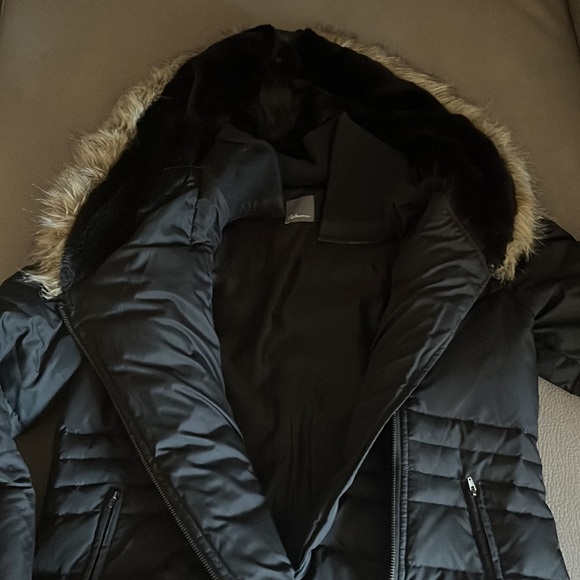 Retmains Fur Hood Winter Jacket Mid - Picture 6 of 11